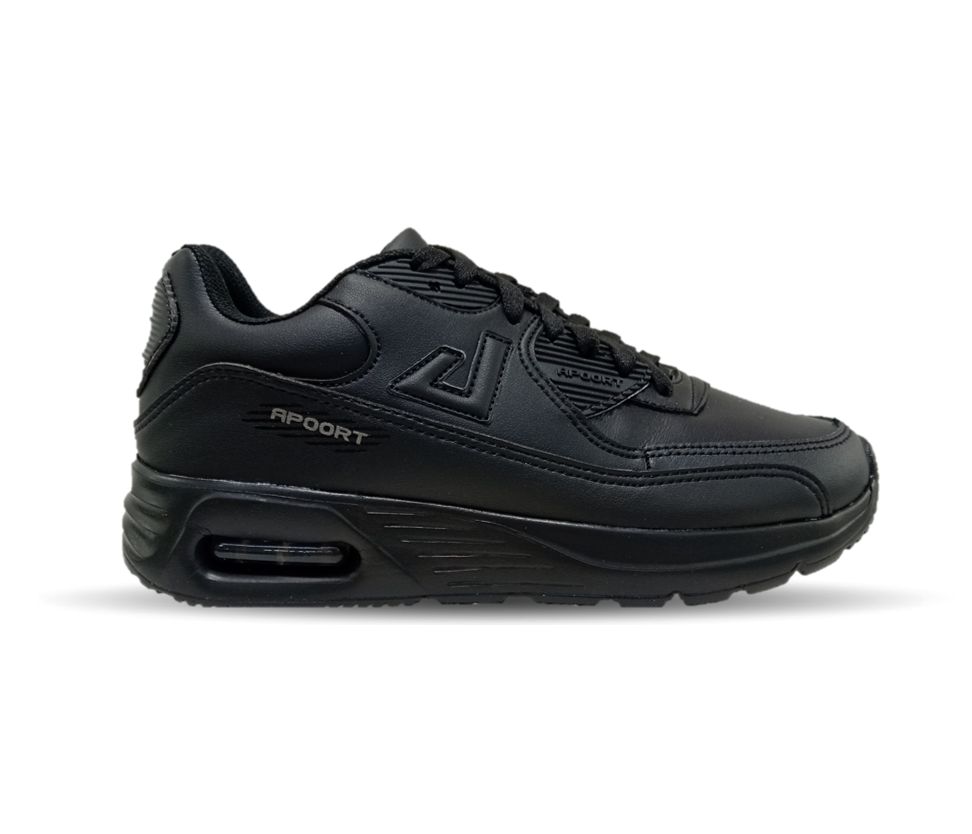 Tenis Deportivo Apoort 5013 Negro Unisex para hombre y mujer
