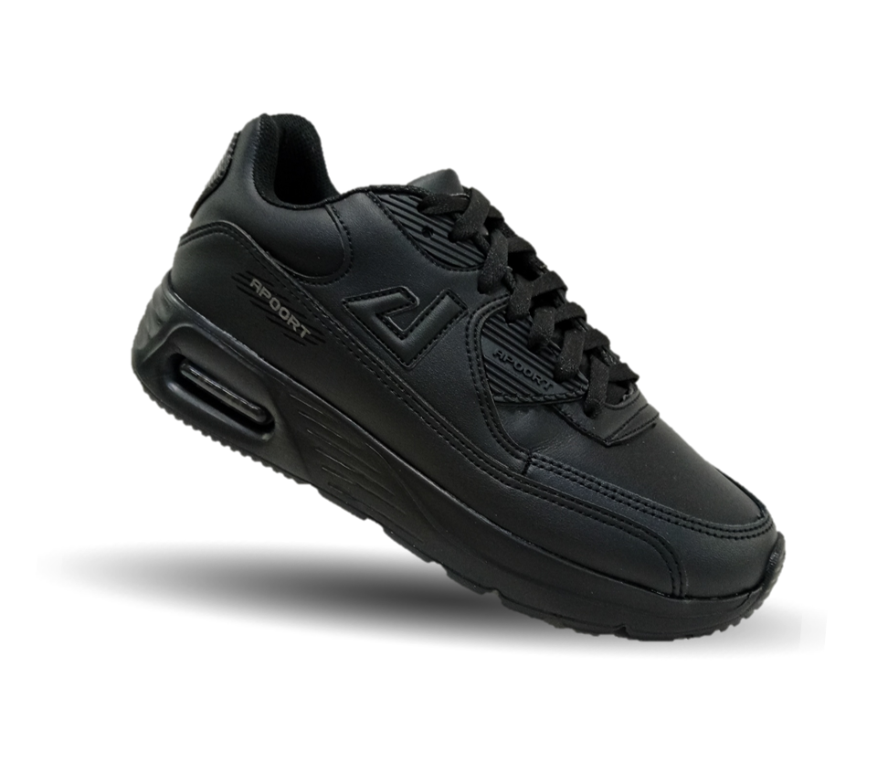 Tenis Deportivo Apoort 5013 Negro Unisex para hombre y mujer