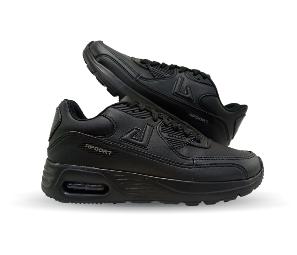Tenis Deportivo Apoort 5013 Negro Unisex para hombre y mujer