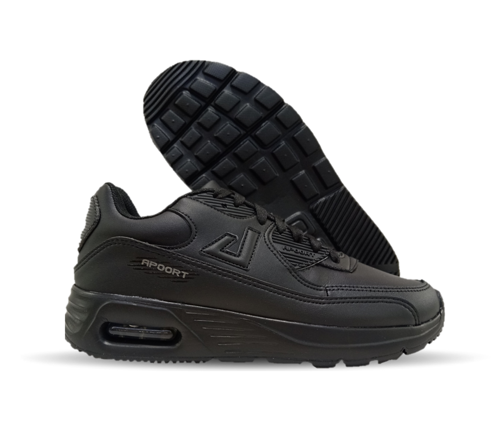 Tenis Deportivo Apoort 5013 Negro Unisex para hombre y mujer