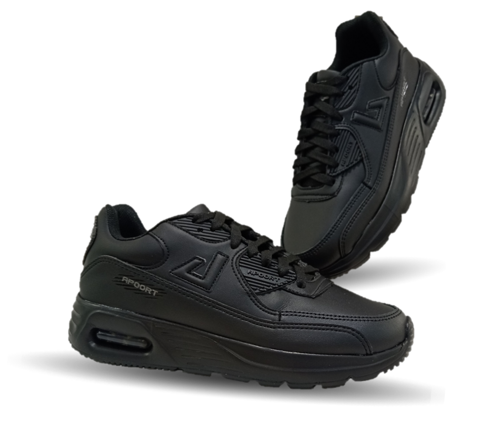 Tenis Deportivo Apoort 5013 Negro Unisex para hombre y mujer