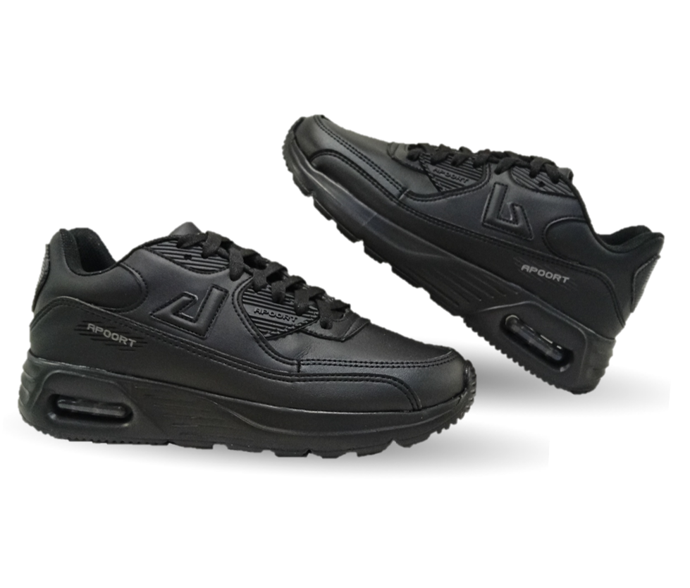 Tenis Deportivo Apoort 5013 Negro Unisex para hombre y mujer
