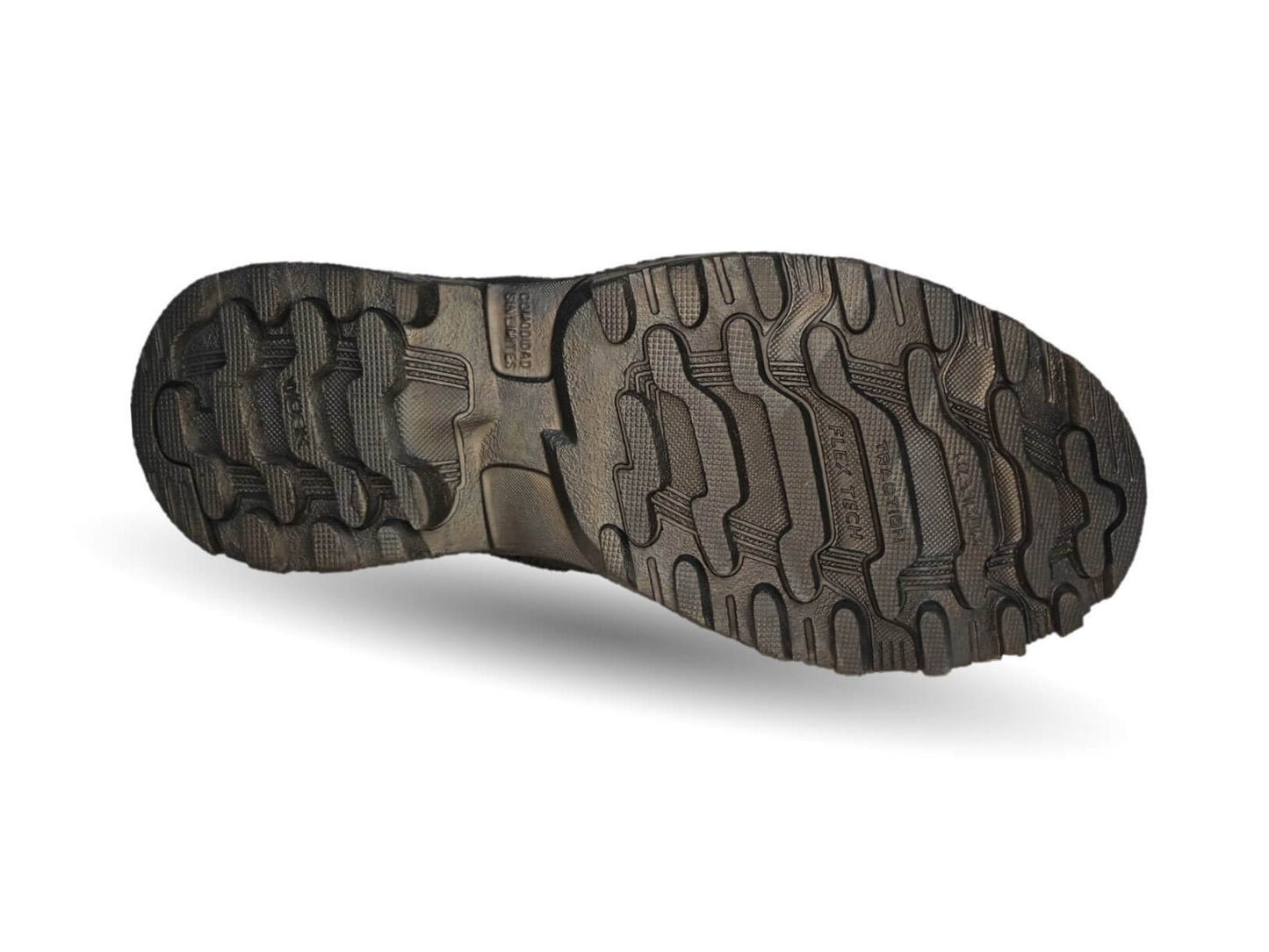 Bota Industrial y Casual de piel con casco de acero Boost 403 Negro Unisex para hombre y mujer