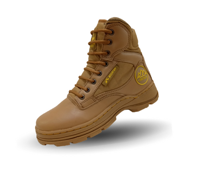 Bota De Trabajo de piel Booster 21222 Coyote Brown para hombre