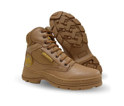 Bota De Trabajo de piel Booster 21222 Coyote Brown para hombre