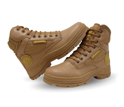 Bota De Trabajo de piel Booster 21222 Coyote Brown para hombre