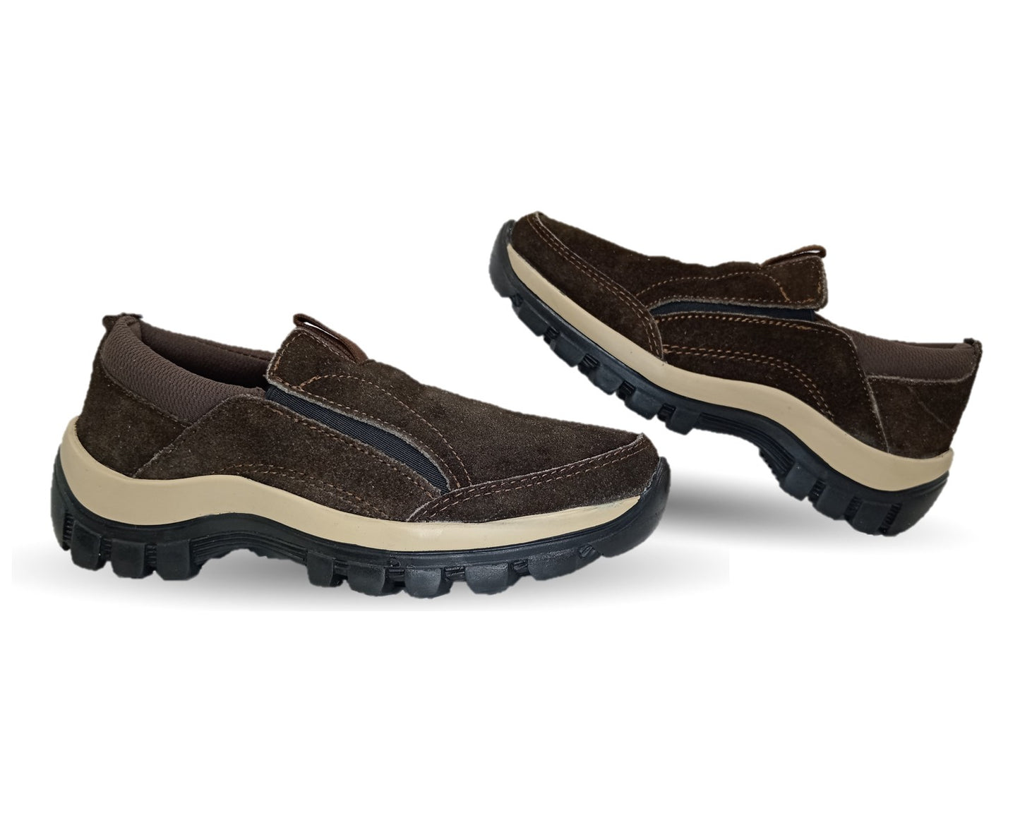 Tenis Urbano de piel Brekcat 420 Gamuza Café Unisex para hombre y mujer