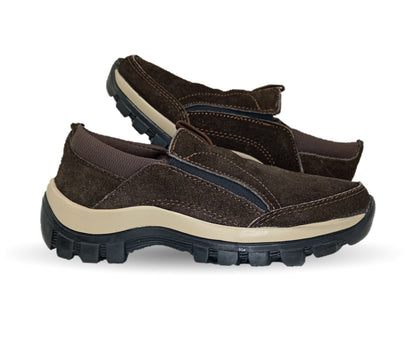 Tenis Urbano de piel Brekcat 420 Gamuza Café Unisex para hombre y mujer