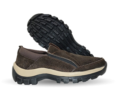 Tenis Urbano de piel Brekcat 420 Gamuza Café Unisex para hombre y mujer