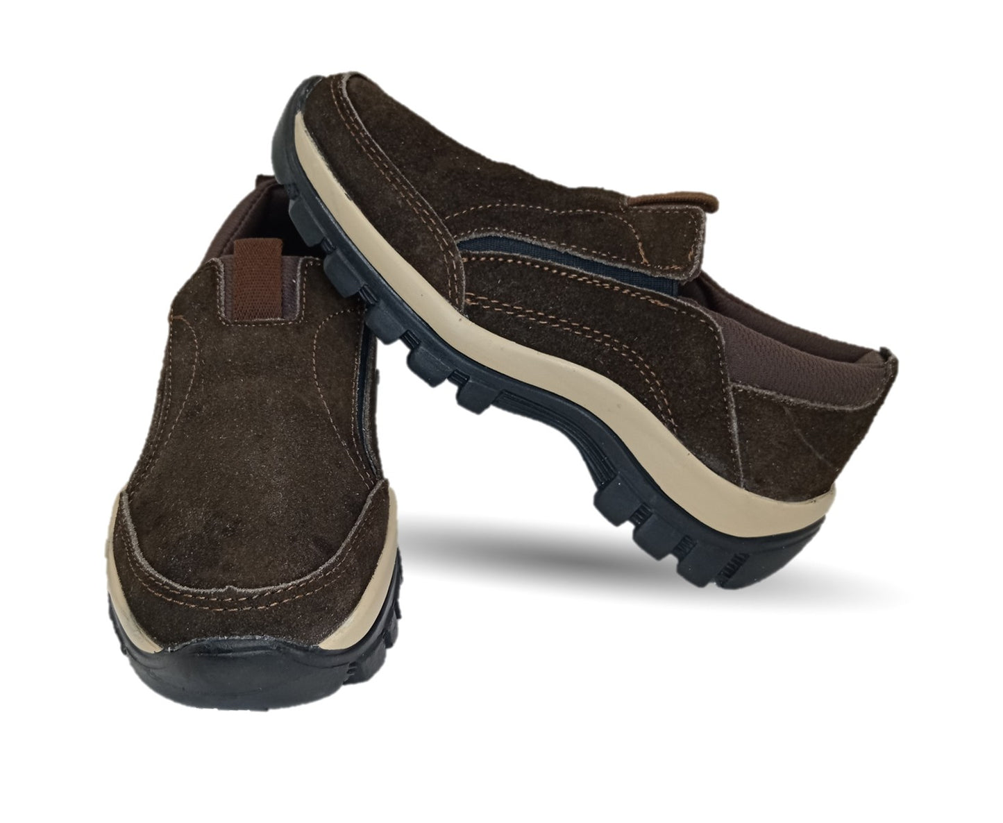 Tenis Urbano de piel Brekcat 420 Gamuza Café Unisex para hombre y mujer