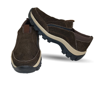 Tenis Urbano de piel Brekcat 420 Gamuza Café Unisex para hombre y mujer