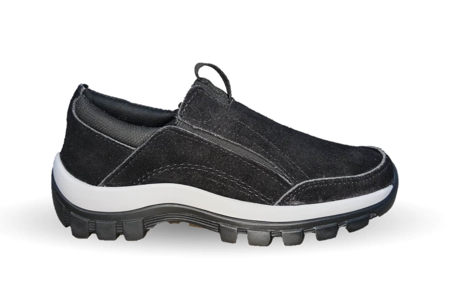 Tenis Urbano de piel Brekcat 420 Gamuza Negro Unisex para hombre y mujer