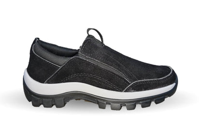 Tenis Urbano de piel Brekcat 420 Gamuza Negro Unisex para hombre y mujer