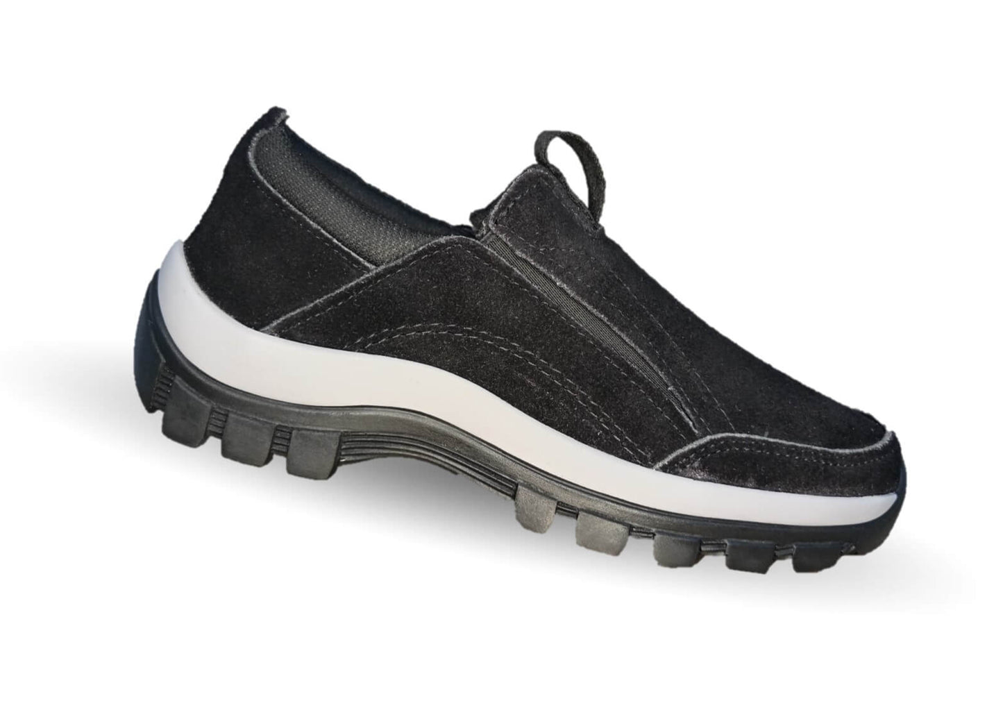 Tenis Urbano de piel Brekcat 420 Gamuza Negro Unisex para hombre y mujer