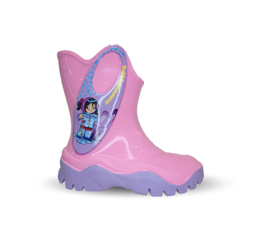 Bota para Lluvia Bubble Gummers 6154 Rosa/Lila para niña