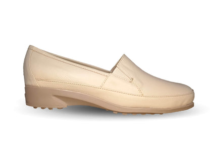 Zapato de Confort y Casual de piel de ternera con Shock Point Capricho 15066 Pistache para mujer