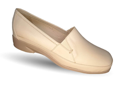 Zapato de Confort y Casual de piel de ternera con Shock Point Capricho 15066 Pistache para mujer