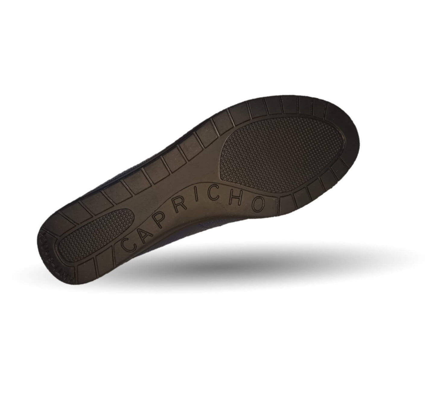 Zapato de Confort y Casual de piel de ternera con Shock Point Capricho 6129 Azul Marino para mujer