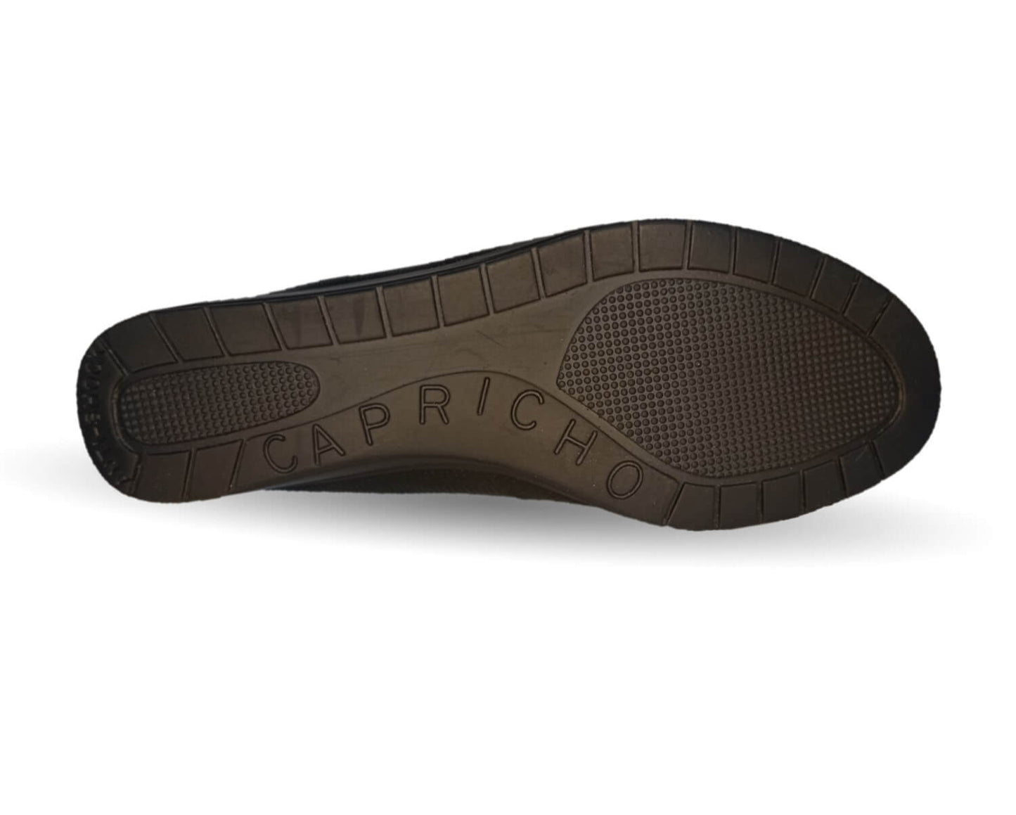 Zapato de Confort y Casual de piel de ternera con Shock Point Capricho 6129 Negro para mujer