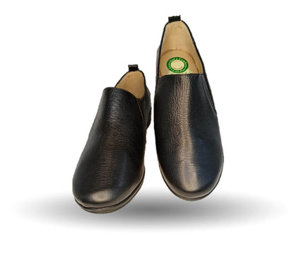 Zapato tipo Botín de Confort y Casual de piel de ternera con Shock Point Capricho 6258 Negro para mujer