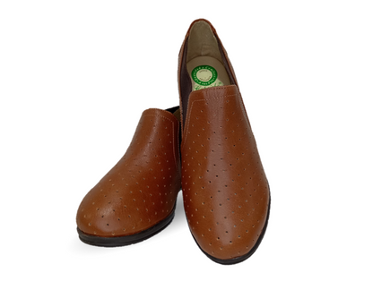 Botín de Confort y Casual de piel de ternera con Shock Point Capricho 6277 Brandy para mujer