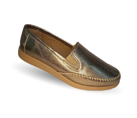 Zapato de Confort y Casual de piel de ternera con Shock Point Capricho 72013 Seda para mujer