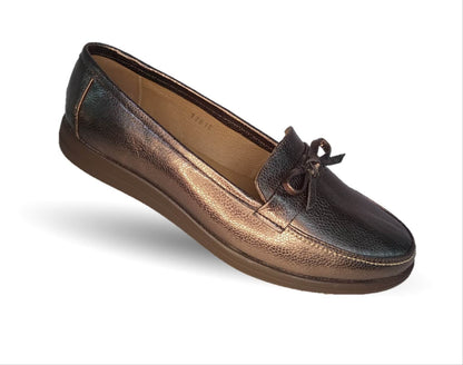 Zapato de Confort y Casual de piel de ternera con Shock Point Capricho 72016 Fit Imán para mujer