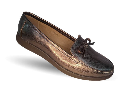 Zapato de Confort y Casual de piel de ternera con Shock Point Capricho 72016 Fit Imán para mujer