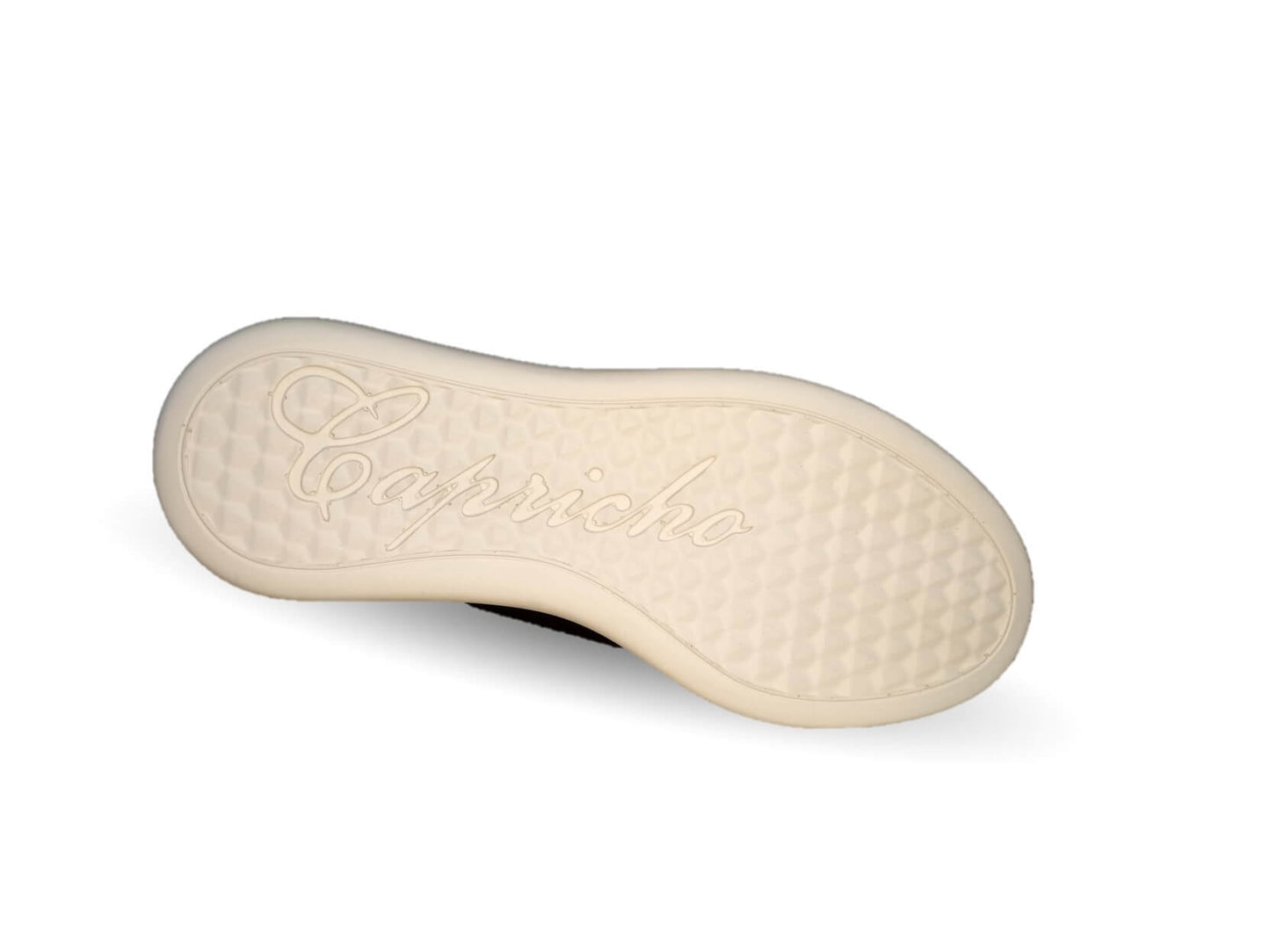 Tenis Urbano Sneakers de piel de ternera con Shock Point Capricho 86006 Negro para mujer