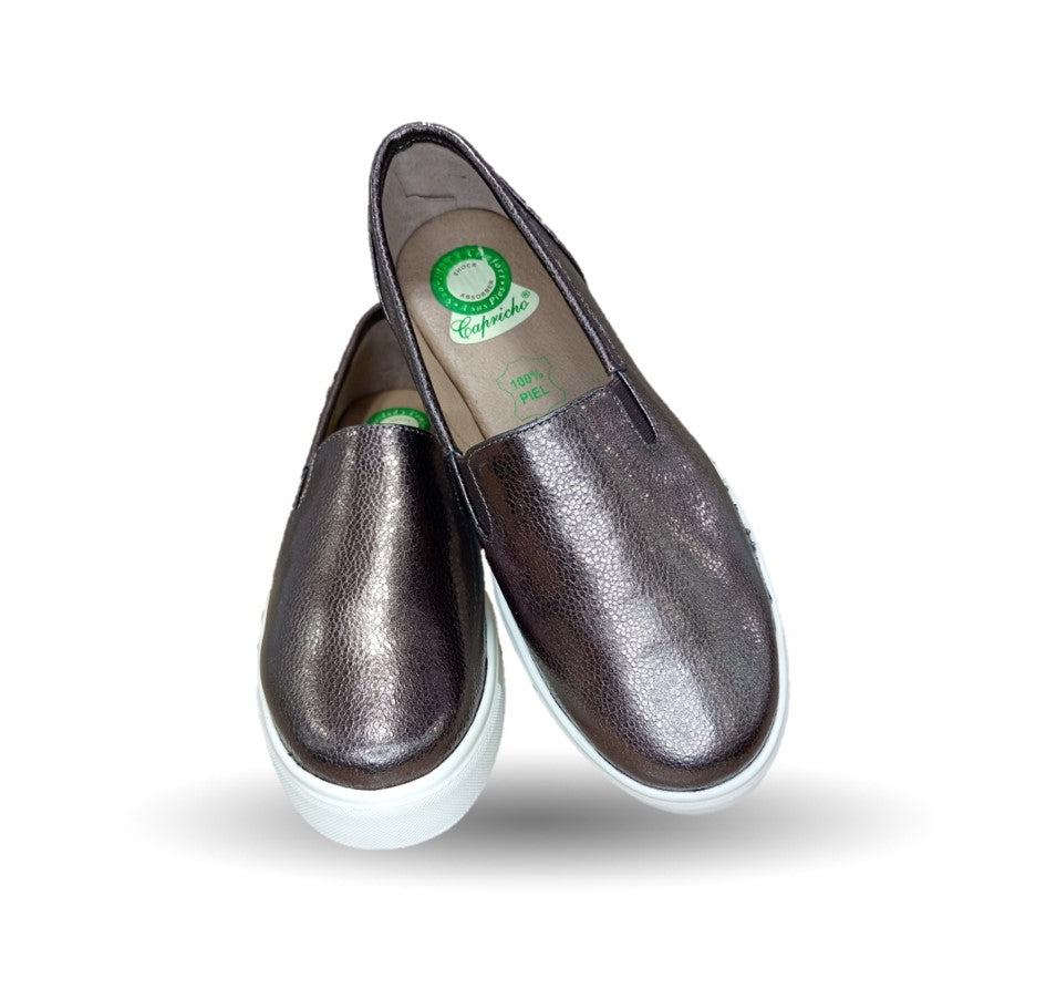 Tenis Urbano Sneakers de piel de ternera con Shock Point Capricho 94002 Animalia Imán para mujer