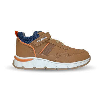 Zapato Casual con agujetas Chabelo 626 Café para niño