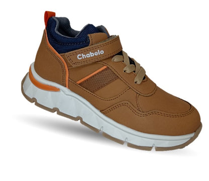 Zapato Casual con agujetas Chabelo 626 Café para niño
