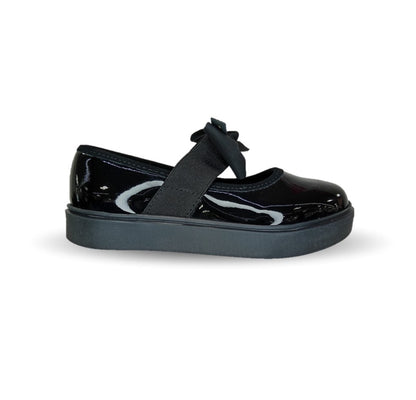 Zapato Escolar y Casual Chabelo 691 Charol Negro para niña