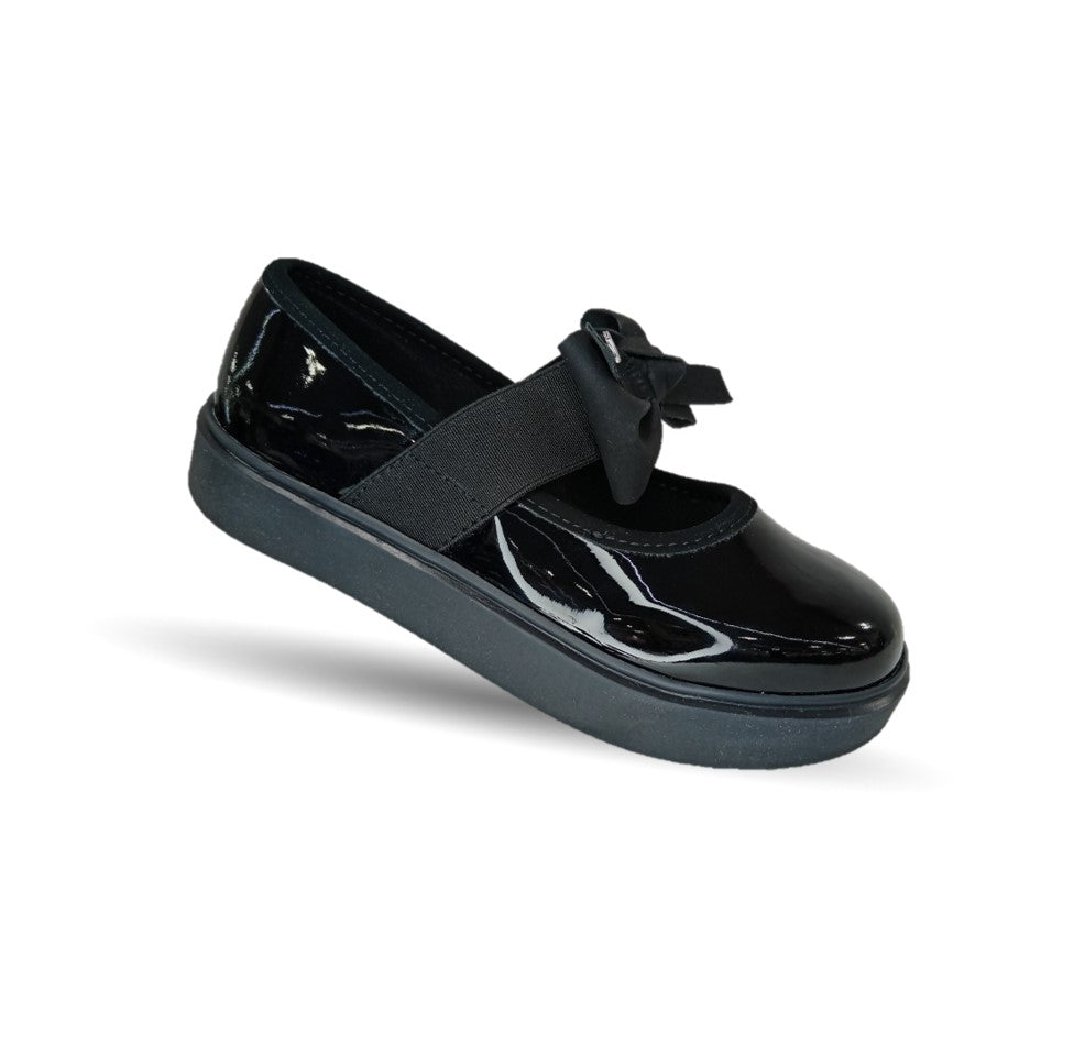 Zapato Escolar y Casual Chabelo 691 Charol Negro para niña