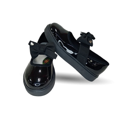 Zapato Escolar y Casual Chabelo 691 Charol Negro para niña