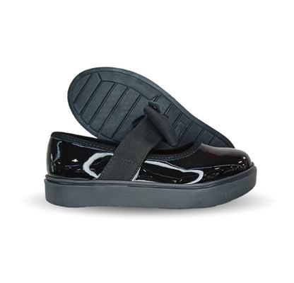Zapato Escolar y Casual Chabelo 691 Charol Negro para niña