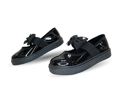 Zapato Escolar y Casual Chabelo 691 Charol Negro para niña
