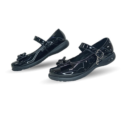 Calzado Escolar y Casual Chabelo 857 Charol Negro para niña
