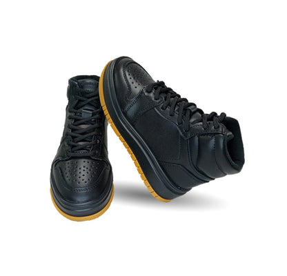 Tenis tipo Bota con agujetas Chabelo 890 Negro para niño