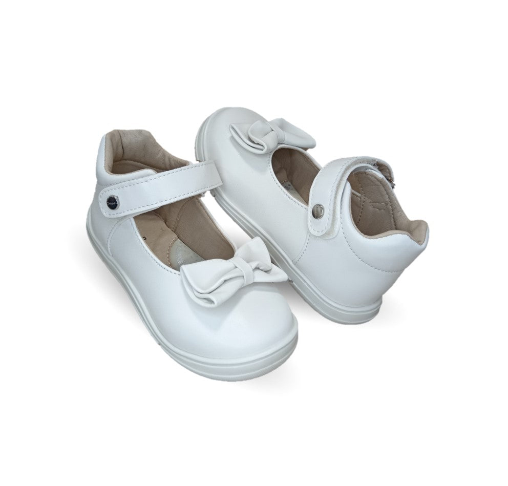 Zapato Casual con contactel Chabelo 973 Latte para niña