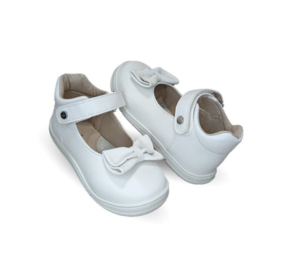 Zapato Casual con contactel Chabelo 973 Latte para niña