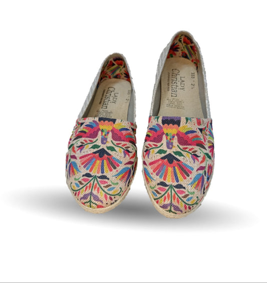 Zapato Casual de moda con yute natural Lady Christian 333 Otomí para mujer