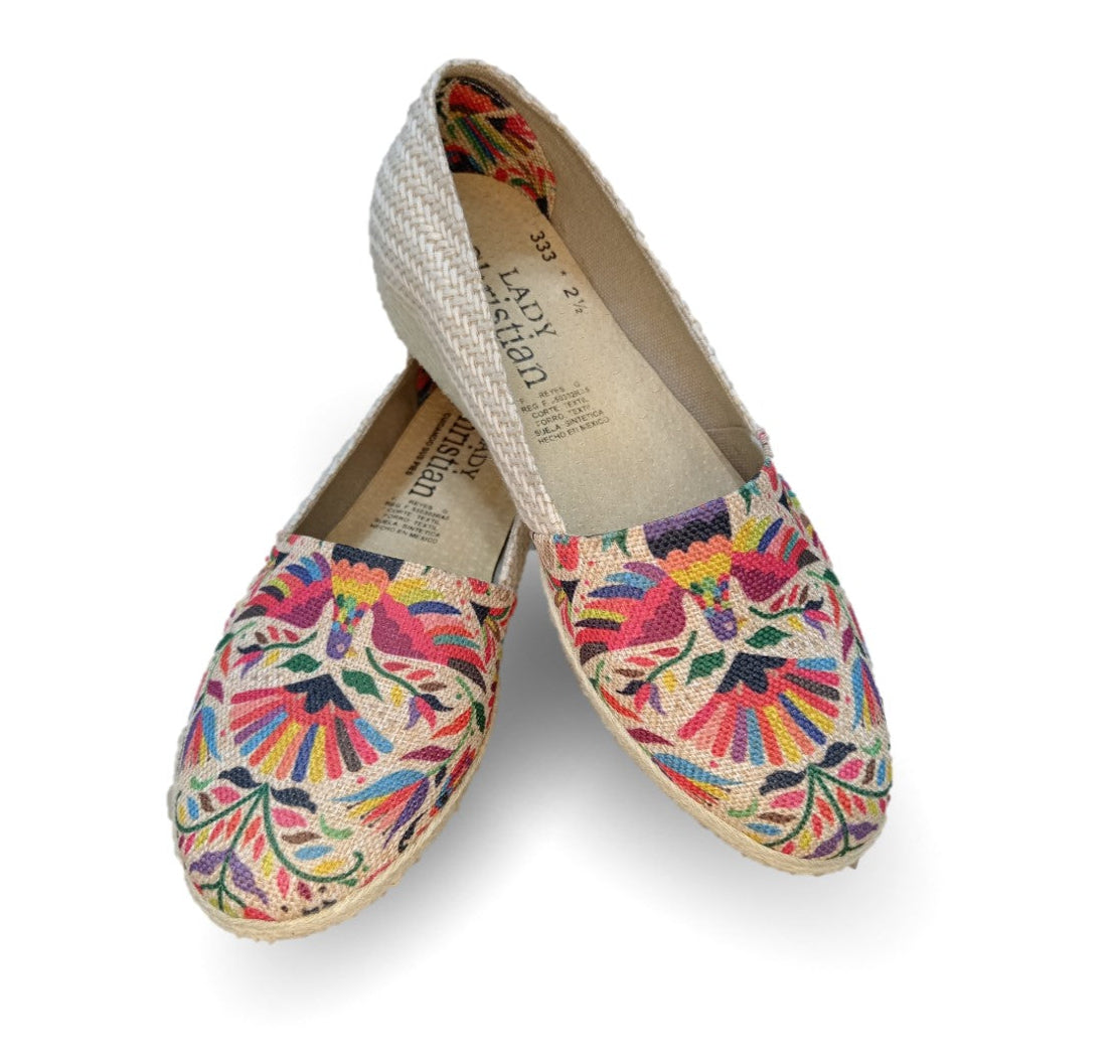 Zapato Casual de moda con yute natural Lady Christian 333 Otomí para mujer