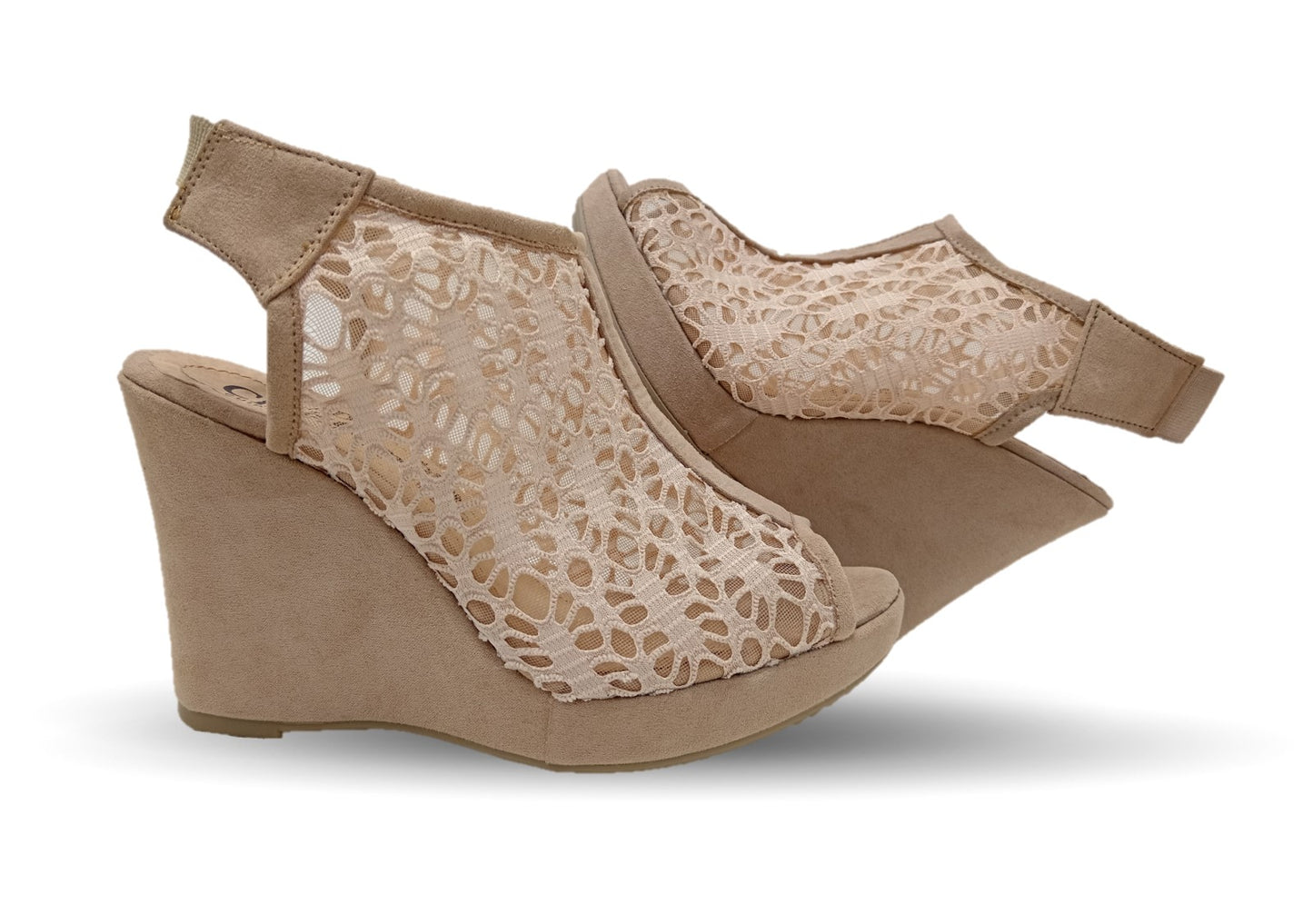 Sandalia Casual de moda con tacón alto Lady Christian 701 Arena para mujer