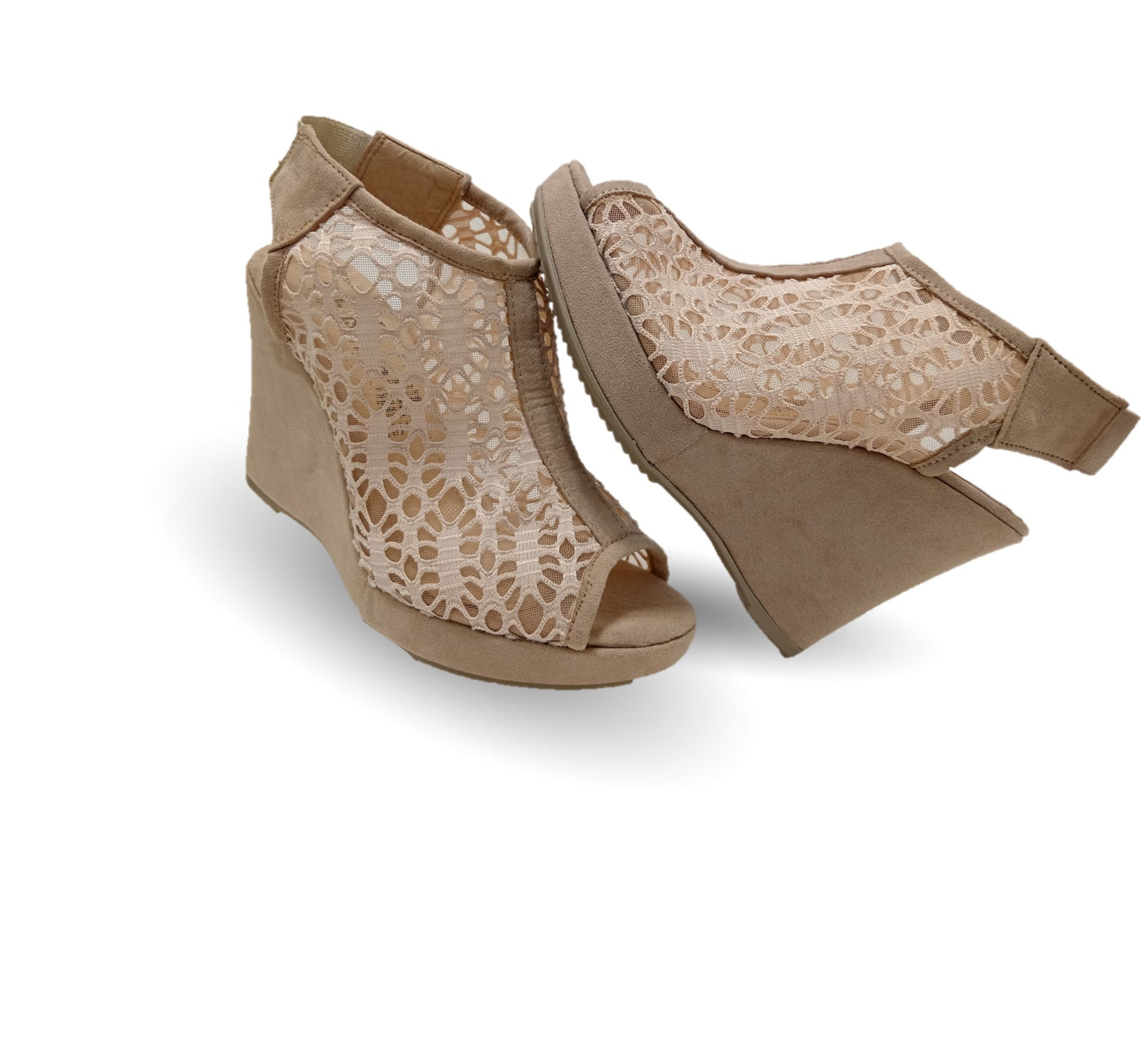 Sandalia Casual de moda con tacón alto Lady Christian 701 Arena para mujer