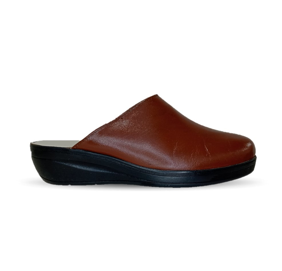 Zapato tipo sueco de Confort y Casual de piel de cabra Cielo 60 Madera para mujer