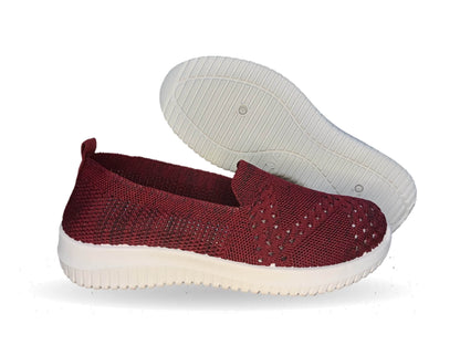 Tenis Urbano de inyección Click 39927 Vino para mujer