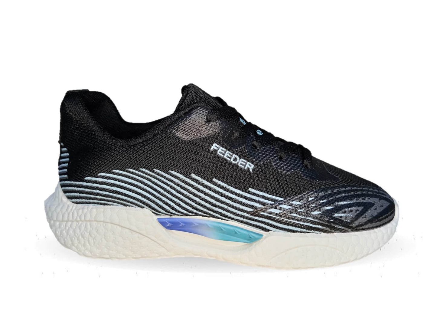 Tenis Deportivo de inyección Click 40313 Negro/Azul para mujer