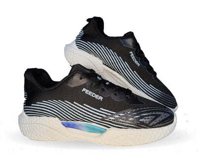 Tenis Deportivo de inyección Click 40313 Negro/Azul para mujer