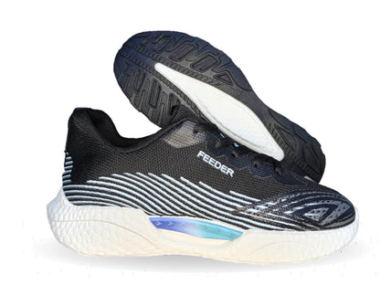 Tenis Deportivo de inyección Click 40313 Negro/Azul para mujer